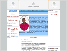 Tablet Screenshot of diocesedeouahigouya.org